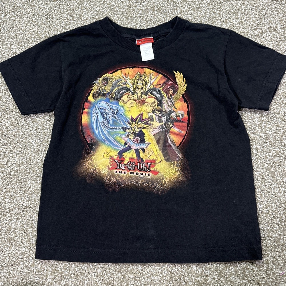 1996 Yugioh The Movie Promo Shirt Size Large (7) Youth Black Tee
